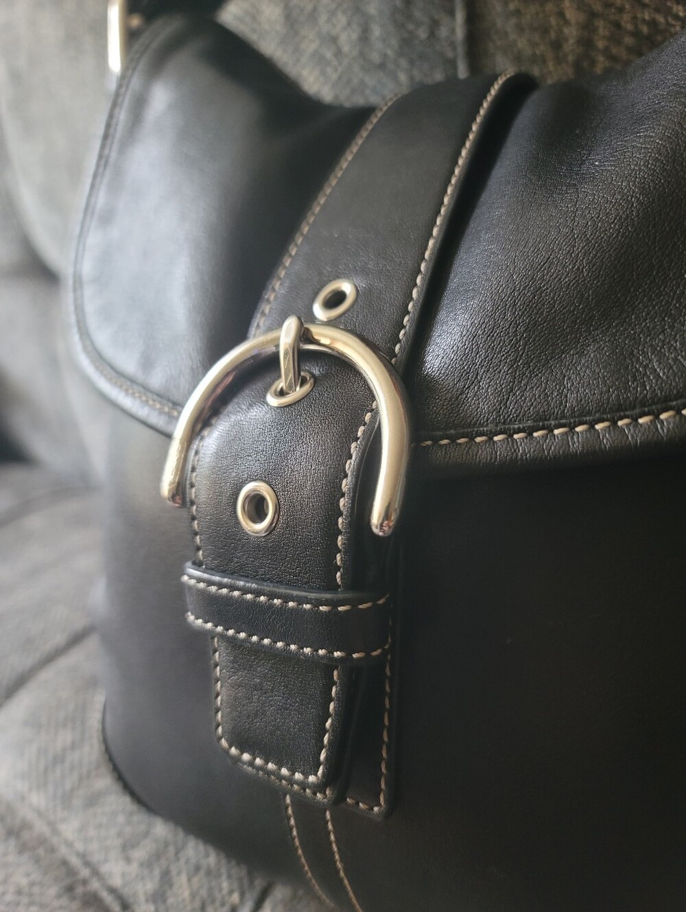 Coach Soho Vintage Leather Hobo Bag 2004 Y2K - Picture 9 of 16